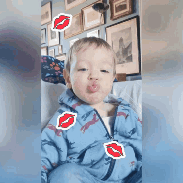 Baby Kiss GIF - Baby Kiss Boy GIFs
