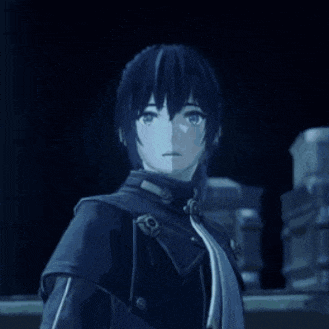 a video game character says um y-yeah i... hang on