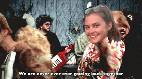Hannahraleigh Never Ever Getting Back Together GIF - Hannahraleigh Never Ever Getting Back Together Tswift GIFs