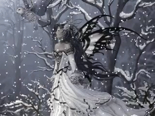 Snowfall Trees GIF - Snowfall Trees Woman GIFs