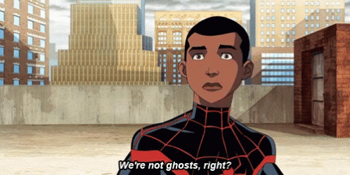 Miles Morales Spider Man GIF - Miles Morales Spider Man Ghost GIFs