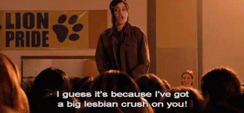 Big Lesbian Crush GIF - Big Lesbian Crush Lesbian Crush Mean Girls GIFs