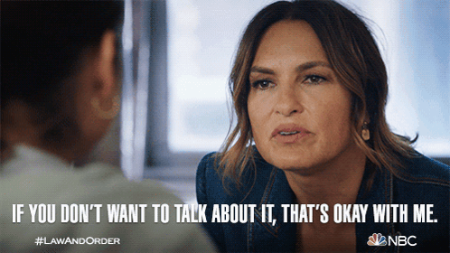 If You Dont Want To Talk About It Thats Okay With Me Captain Olivia Benson GIF - If You Dont Want To Talk About It Thats Okay With Me Captain Olivia Benson Law & Order GIFs