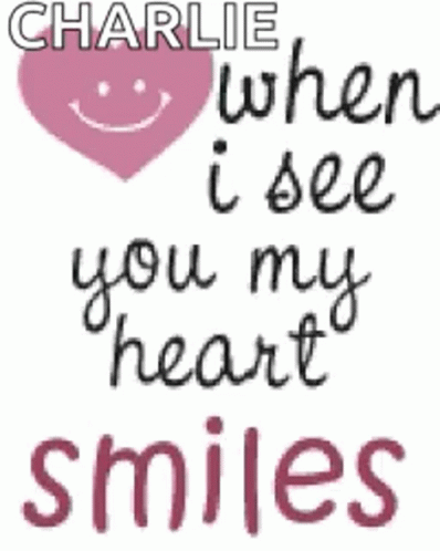 Love When I See You My Heart Smiles GIF - Love When I See You My Heart Smiles Heart GIFs