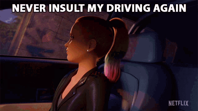 Never Insult My Driving Again Layla Gray GIF