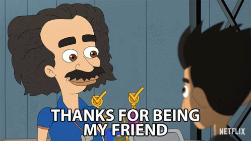 Thanks For Being My Friend Thank You GIF