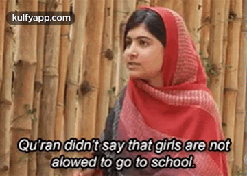 Malala.Gif GIF - Malala Islam Womens Day GIFs