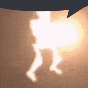 a silhouette of a person with a speech bubble behind it