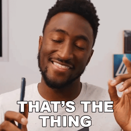 Thats The Thing Marques Brownlee GIF - Thats The Thing Marques Brownlee Thats The Point GIFs