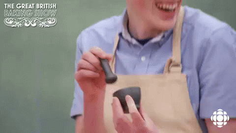 Cooking With Pizzazz GIF - The Great British Baking Show Smiling Sassy GIFs