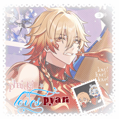 a picture of a man with the words loves pyar written on it