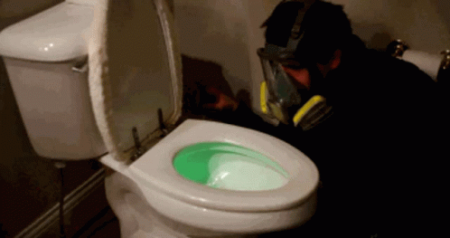 Clean Toilet Cleaning Toilet GIF - Clean Toilet Cleaning Toilet GIFs