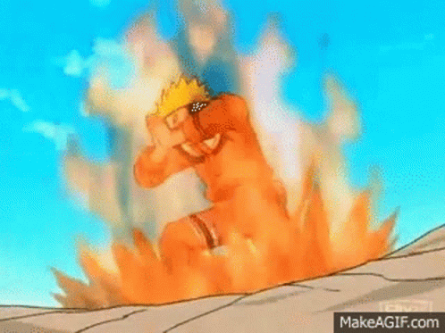 Naruto Orange Chakra GIF - Naruto Orange Chakra GIFs