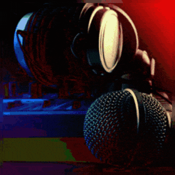 a picture of a microphone with the words kenalin derill nu breed