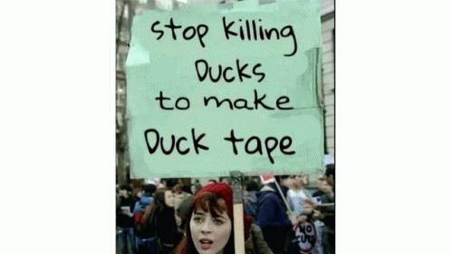 Duck Duck Tape GIF - Duck Duck Tape Duck Death GIFs