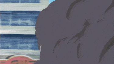 a close up of a cartoon character 's face with a surprised look on his face
