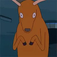 Gimme Gloves Off GIF - Gimme Gloves Off Adventure Time Deer GIFs