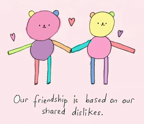Friendship Based On Our Shared Dislikes GIF - Friendship Based On Our Shared Dislikes Bear GIFs
