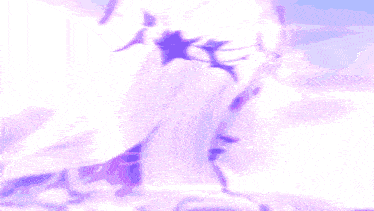 a woman with long white hair and a crown on her head looks down