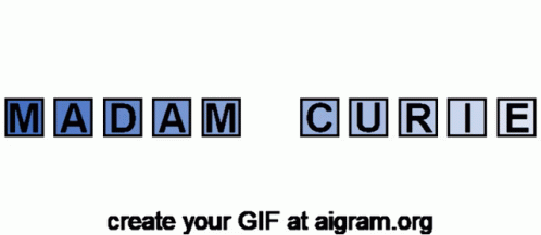 Anagram Marie Curie GIF - Anagram Marie Curie Fun Fact GIFs