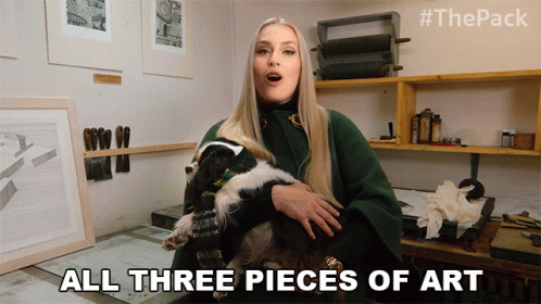 All Three Pieces Of Art The Pack GIF - All Three Pieces Of Art The Pack Artworks GIFs