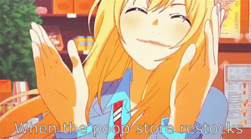 Poop Store Happy GIF - Poop Store Happy Anime GIFs