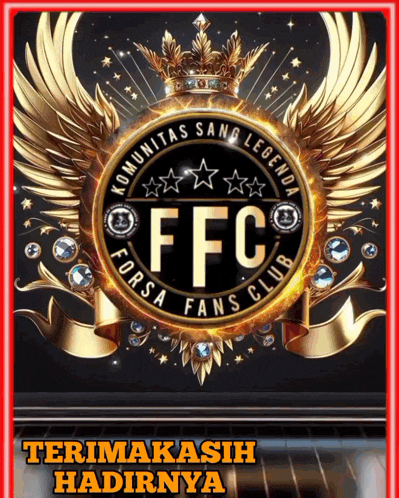 a forsa fans club logo with a crown on top
