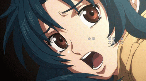 Full Metal Panic Kyoto Animation GIF - Full Metal Panic Kyoto Animation Shouting GIFs