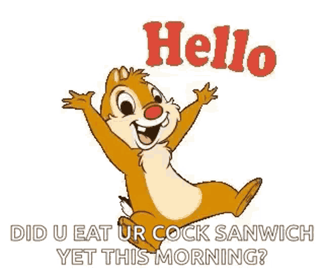 Hello Chipmunk GIF