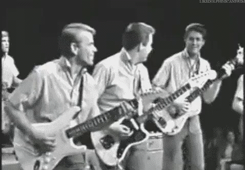 Guitar Trio GIF - Beachboys Boyband Singing GIFs
