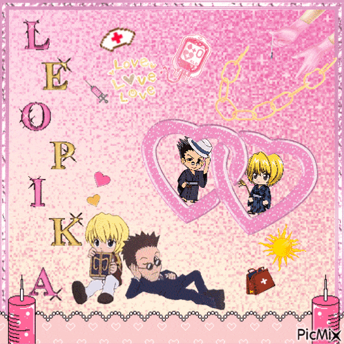 a pink background with hearts and the word love on it