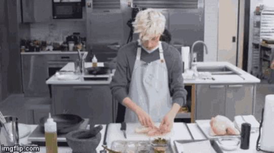 Troye Sivan Chef GIF - Troye Sivan Chef Chicken GIFs