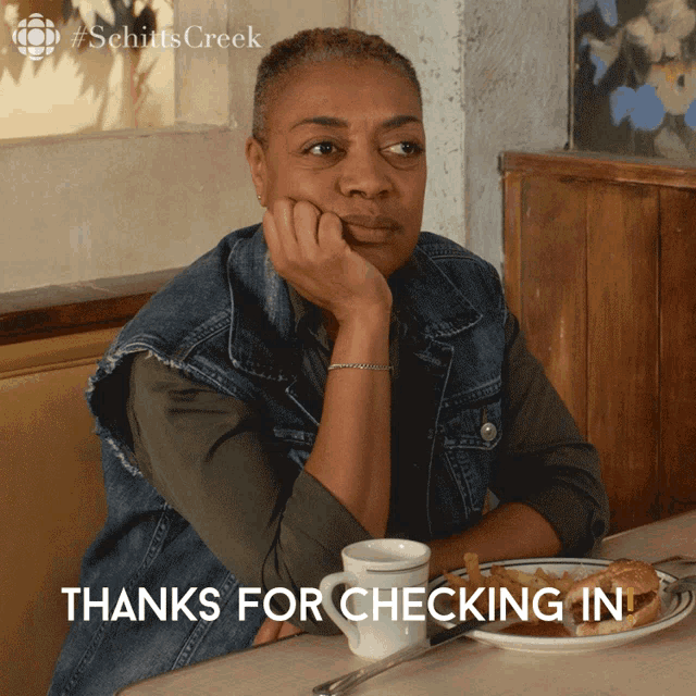 Thanks For Checking In Ronnie GIF - Thanks For Checking In Ronnie Schitts Creek GIFs