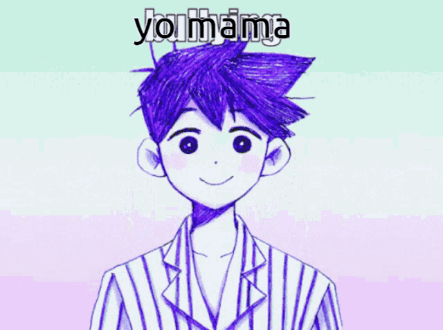 a group of anime characters standing next to each other with the word youmama on top