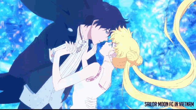 a picture of sailor moon fc in vietnam with a couple dancing