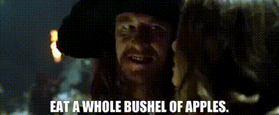 Barboosa Apples GIF - Barboosa Apples Pirates Of The Caribbean GIFs