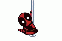 Deadpool Poledance GIF - Deadpool Poledance Sexy GIFs