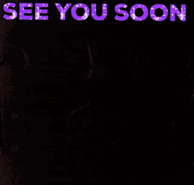 a close up of a man wearing glasses and the words see you soon