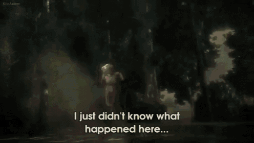 a man is walking down a street and says i just did n't know what happened here
