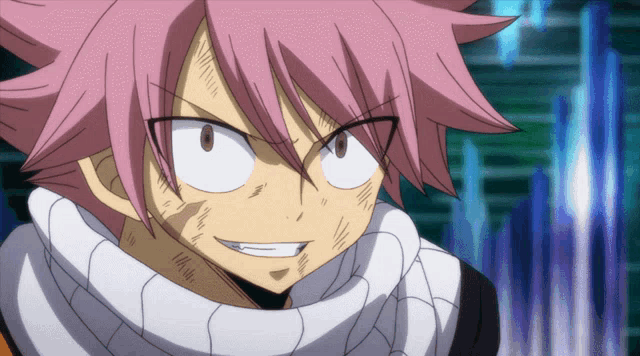 a close up of a person with pink hair