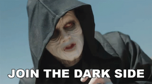 Join The Dark Side Emperor Palpatine GIF