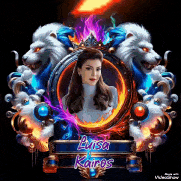 a picture of a woman with the name luisa kairos on the bottom