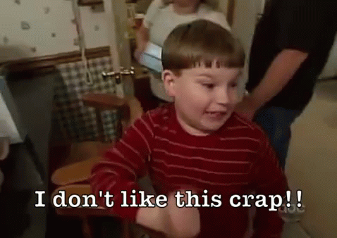 I Don'T Like This Crap GIF - Kingcurtis Baconisgoodforme Crap GIFs