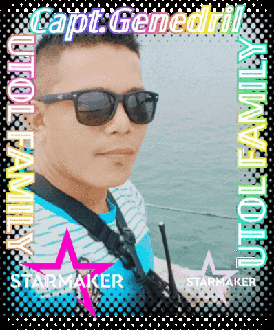 a picture of a man wearing sunglasses with the caption capt genedrill utool family starmaker