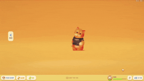 a screenshot of a game with a cat wearing a vest that says " s.e.a.i. "