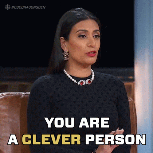 You Are Clever Person Manjit Minhas GIF - You Are Clever Person Manjit Minhas Dragons Den GIFs