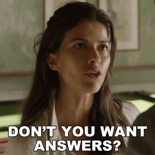 Dont You Want Answers Lexi Vaziri GIF - Dont You Want Answers Lexi Vaziri Blood And Treasure GIFs