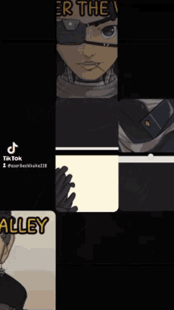 a collage of images with the words over the alley on the bottom