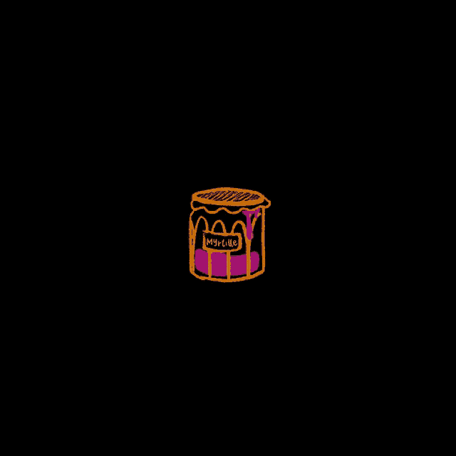 a drawing of a jar that says mystic