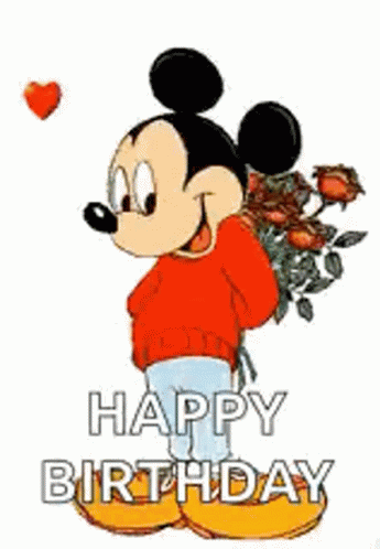 Happy Birthday Mickey Mouse GIF - Happy Birthday Mickey Mouse Disney GIFs